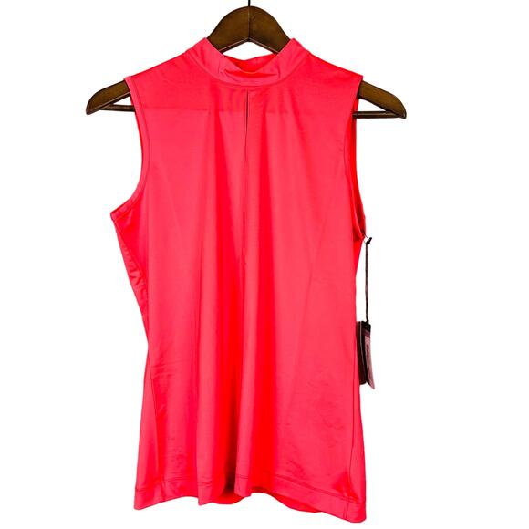 NEW! Tail Sleeveless Mini Mock Neck Backsnap Magnet Closure - S - Picture 1 of 4